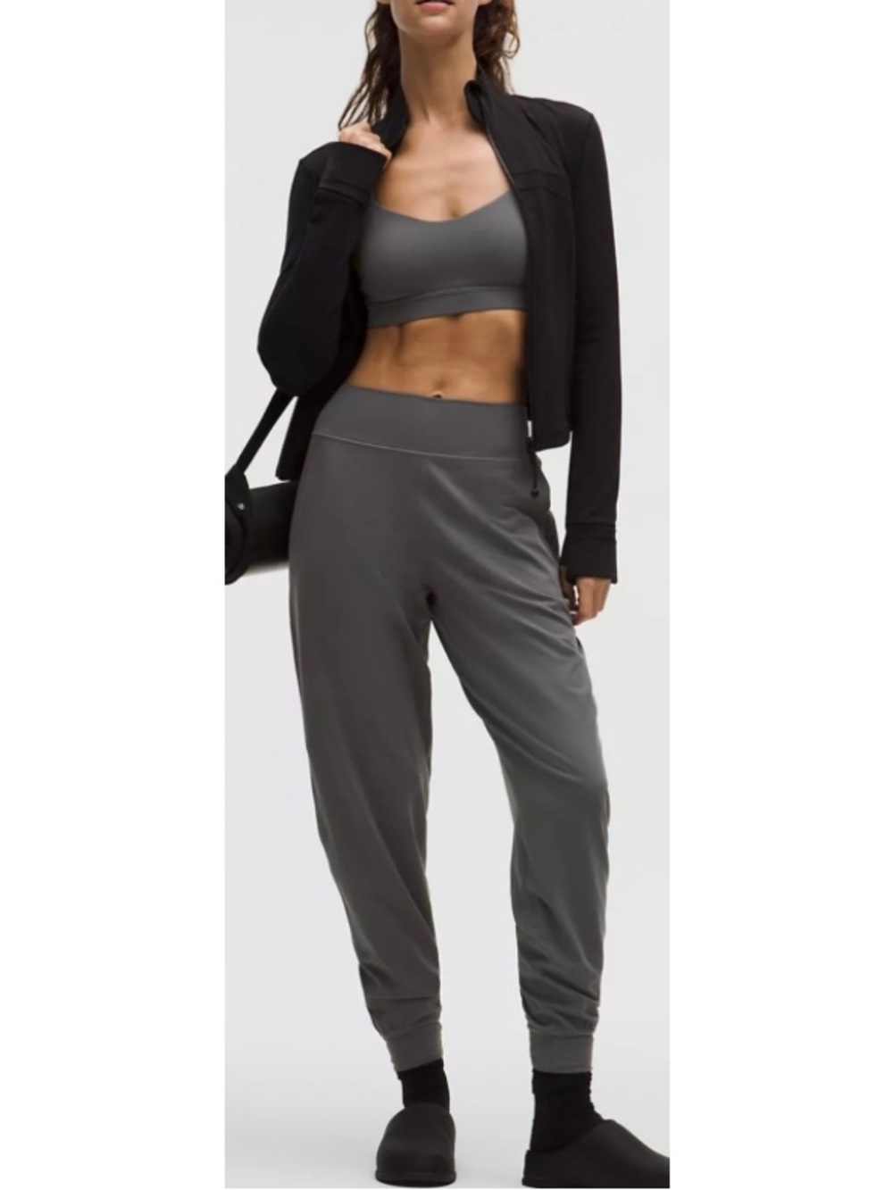 Lululemon Women's High-Rise Grey Jogger Pants